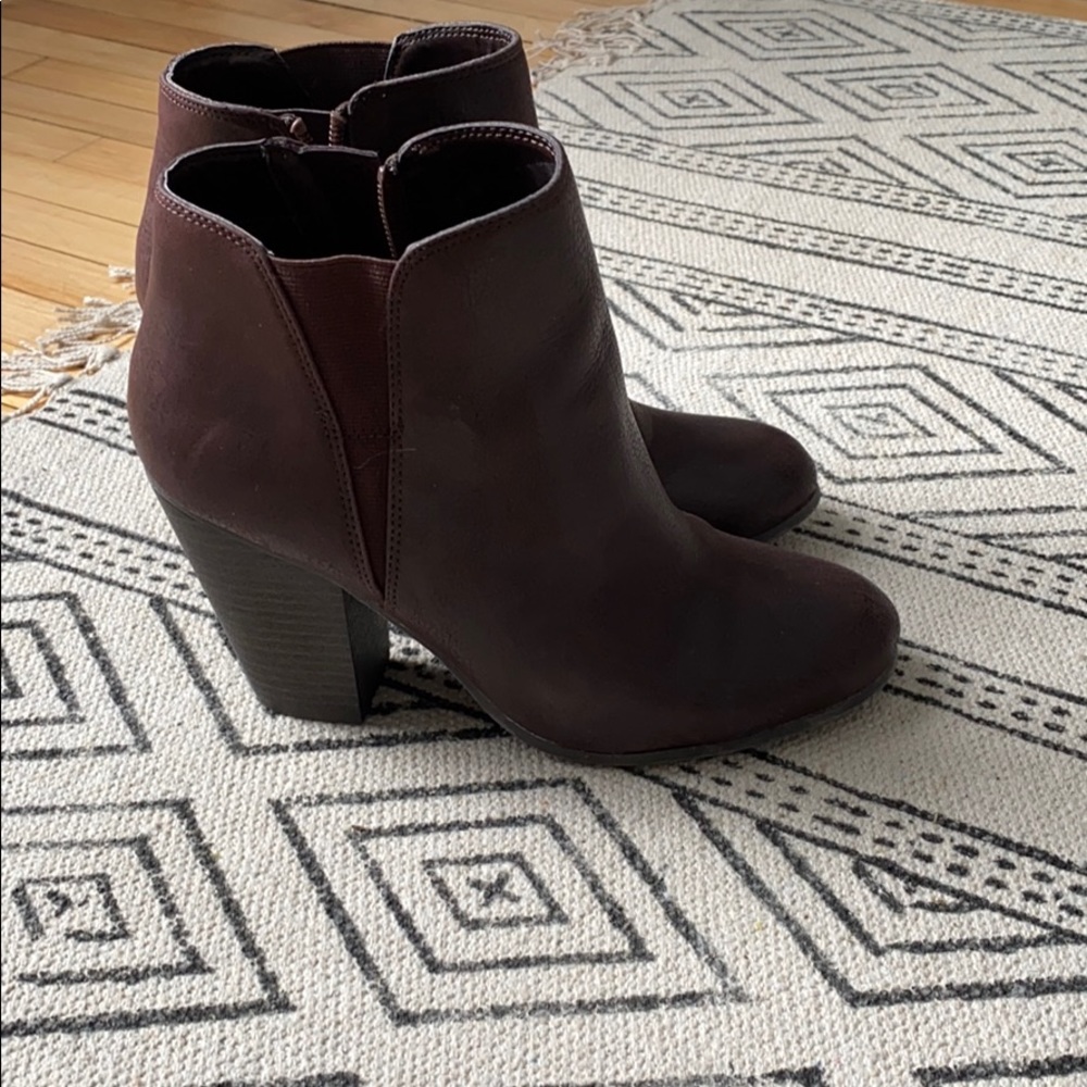 Plum Colored Booties